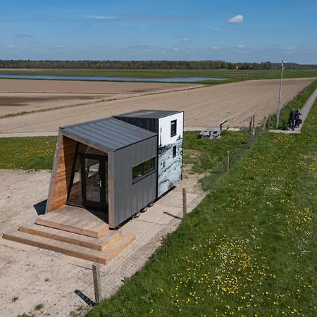 Slapen Op De Dijk - Tiny House Apartment Kraggenburg Exterior photo